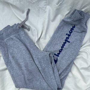 Grey champion joggers